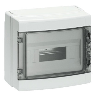 Wall-mounted distribution board Siemens SIMBOX WP 8 modules smoked door IP65