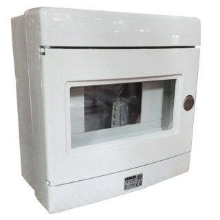 Tableau étanche Gewiss de secours 8 modules EN50022 GW42208