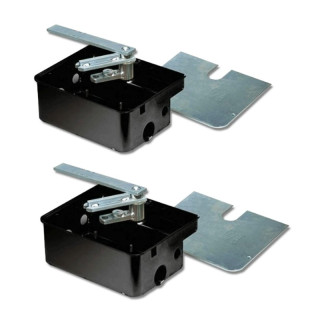 Kit 2 Came foundation boxes for underground motor 001FROG-Cf