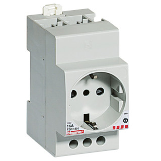 Bticino German standard schuko modular socket 2.5 modules 2P+E F30/16N
