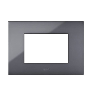Plaque Ave YOUNG44 couleur de cendre 3 places 44PJ03CNR