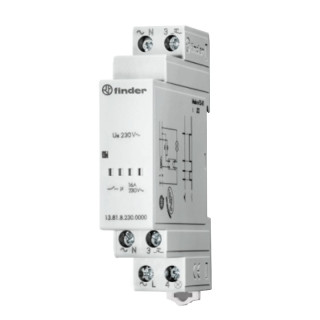 Relé electrónico de impulsos modular Finder FIN13818230