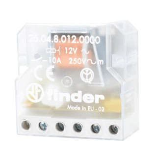 Relé de interruptor de pulsos Finder 12v FIN26048012