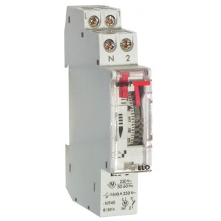 Interrupteur horaire électromécanique Vemer ELO-D 1 module DIN VP877500