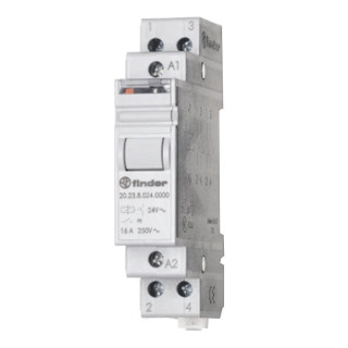 Relé de impulso Finder 1 módulo 1NC+1NO bobina 24V 202380240000