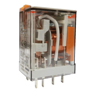 Mini Relay Finder socket 2 switches 10A 24VAC 553280240054