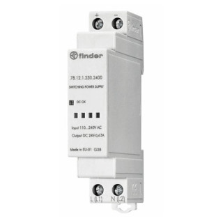 Finder switching power supply 24VDC 12W 1A modular 781212302400