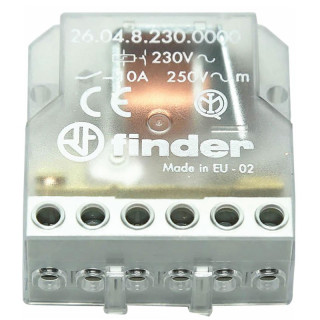 Finder interrupteur relais à impulsion 230v FIN26048230