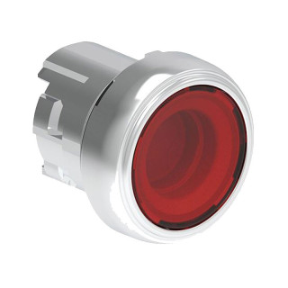 Luminous button Lovato Platinum Shaved Green LPSBL104