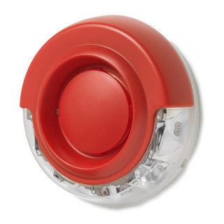 Sirena acústica de incendios Siemens con luz intermitente S54364F9A1