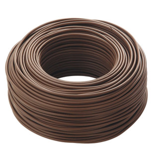 Unipolar cord 1,5mmq CPR FS17 Brown 100mt FS171X1,5MAM1
