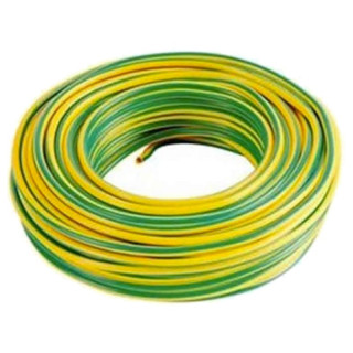Câble unipolaire 2,5mmq CPR FS17 jaune vert 100mt FS171G2,5GVM1