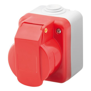 Gewiss industrial wall socket 3P+E 16A IP44 GW26223