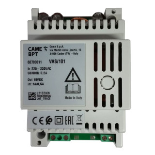 BPT Intercom Power Supply VAS/101 230V 4 DIN Modules 62700011