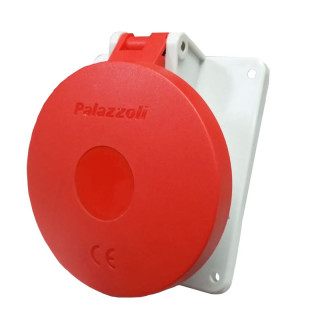 Palazzoli CEE Industrial Socket for Switchboard 3P+E 16A 400V IP44