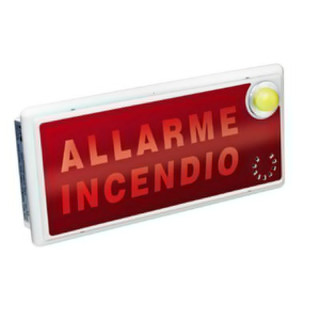 Urmet optical and acoustic fire alarm panel 1043/253