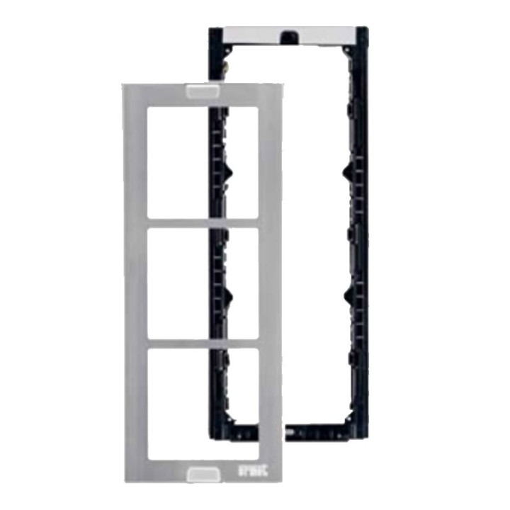Urmet module holder frame with frame for 3 modules 1148/63