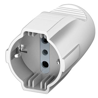 Bticino Mobile socket-outlet type P30 2P+E 16A White S2674TAE