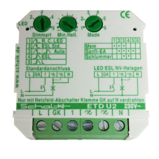 Adjustable TCI universal dimmer for LED lamps ETDU29 180426