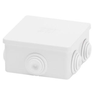 Gewiss external square box with rubber IP44 80x80x40 GW44003