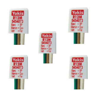 Kit 5 pezzi Interfaccia Doppio Pulsante Yokis Urmet R12M