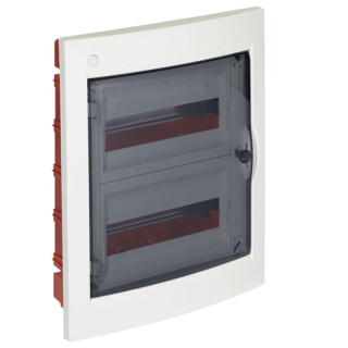 Centralita empotrable Bocchiotti Pablo con puerta ahumada 24M