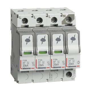 Bticino surge arrester T2 20KA 3P+N F10AS4