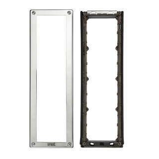 Urmet Steel module door frame for 4 modules 1158/64