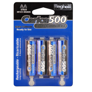 Pilas recargables Beghelli AA 1500mAh 8851