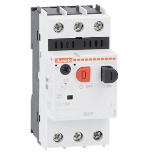 Interruptor de protección del motor Lovato A 400V 100kA 4 a 6,5A SM1P0650