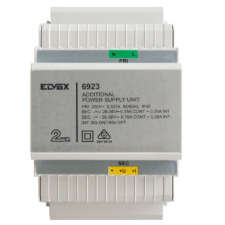 Additional Elvox power supply for 2-wire video door phone 6923