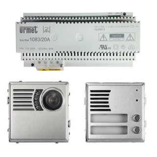 Kit Urmet base per videocitofono 2Voice Pulsantiera Sinthesi 1783/704