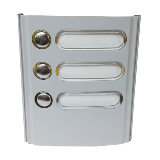 Elvox Modul Eingangstableau mit 3 Tasten grau Targa 8000 Serie 8003