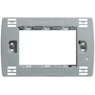 Soporte Bticino Luna 3 módulos C4703