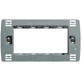 Soporte Bticino Luna 4 módulos C4704