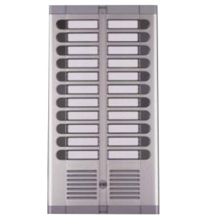 Urmet 22-button front panel with flush-mounting box for door unit 925/222