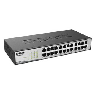 Switch D-Link Unmanaged de 24 puertos 10/100 mbps DES-1024D