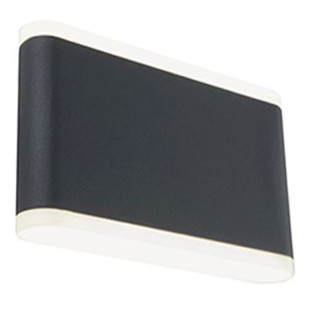 Aplique LED rectangular gris Sovil Wave 14W 4000K IP54 99134/16