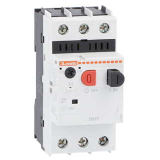 Interruptor de protección del motor LOVATO A 400V 100kA 9 a 14A SM1P1400