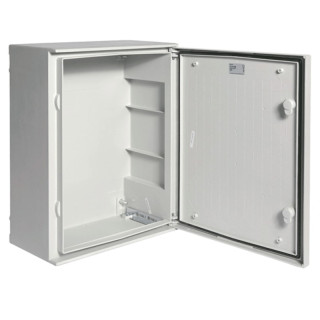 Hager Orion Plus 50X40X20 Polyester Electrical Box blind door IP65 FL213B