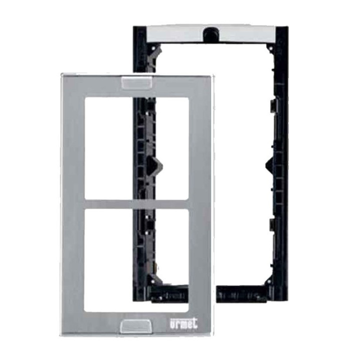 Urmet module holder frame with frame for 2 modules 1148/62