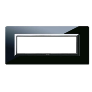 Ave Vera Sistema 44 Glass Plate 7 Modules Absolute Black 44PV7NAL