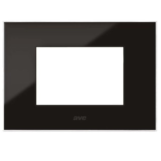 Ave YOUNG44 plate black color absolute 3 places 44PJ03NAL