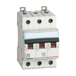 Bticino LS-Schalter 10A 3 Pole 6KA D 3 Module FN83D10