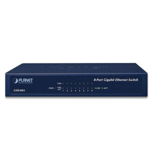 4 Power Gigabit Ethernet Switch 8-port 10/100/1000BASE-T GSD-803