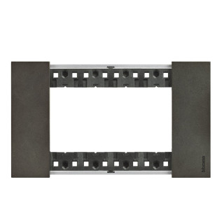 Placca Bticino Living Now 4 Moduli colore Space KA4804NG