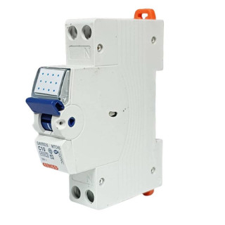Interruttore Magnetotermico Gewiss 10A 1P+N 4,5KA C 1 Modulo GW90026