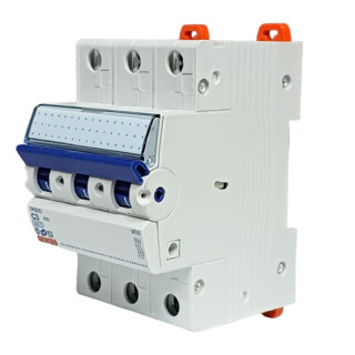 Interruttore Magnetotermico Gewiss 3A 3P 6KA C 3 Moduli GW92063