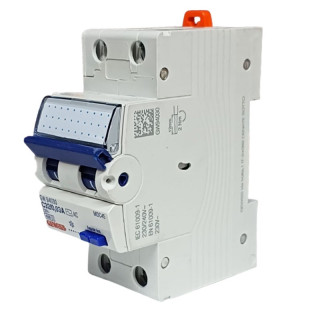 Magnetotermico differenziale Gewiss 32A 2P 30MA AC 4,5KA 2 Moduli GW94030