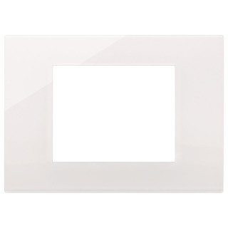 Vimar Reflex Linea Plate 3 Modules Tecnopolymer White 30653.40
